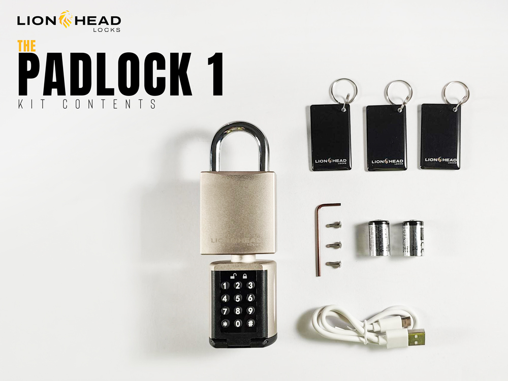STRONGA DIGITAL PADLOCK (PINPAD) in the box