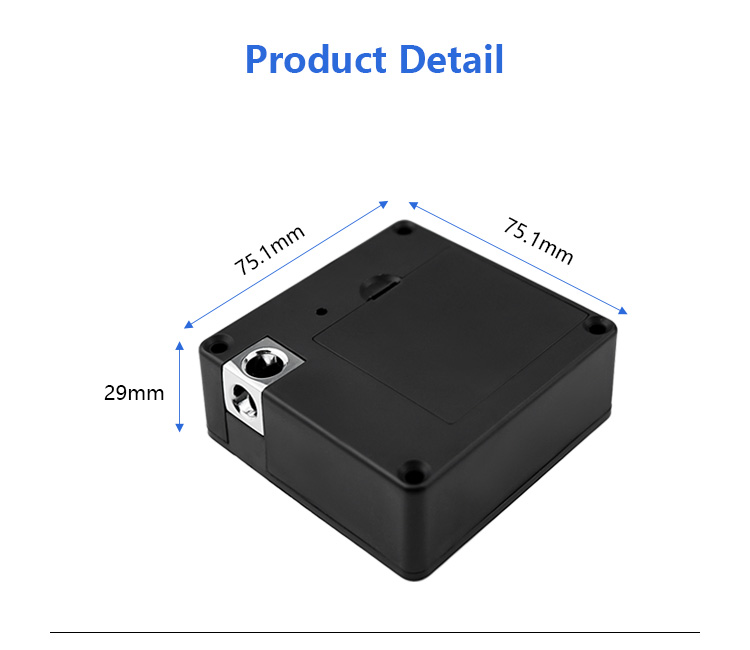 DIGITAL CABINET LOCK measurements
