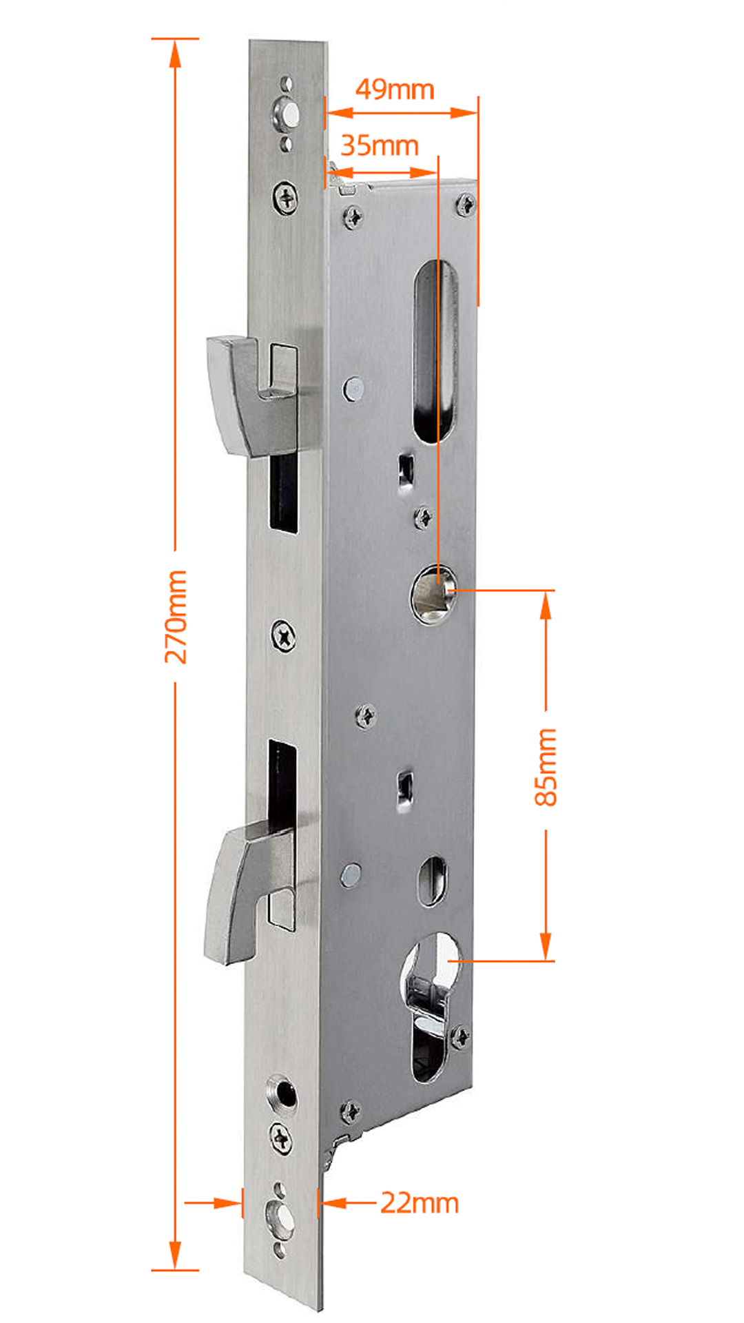 HOOK LOCK 35MM BACKSET measurements